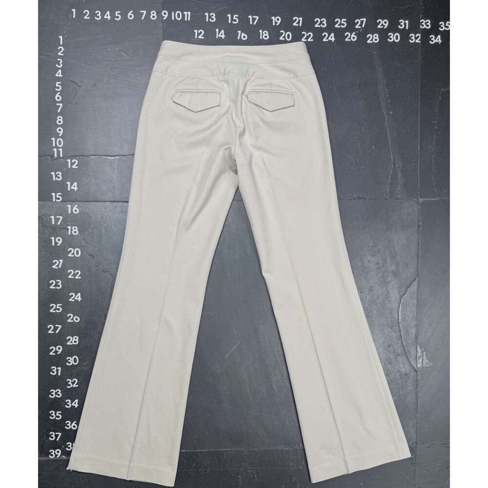 Express Editor Beige Flare Leg Dress Pants - Picture 4 of 5